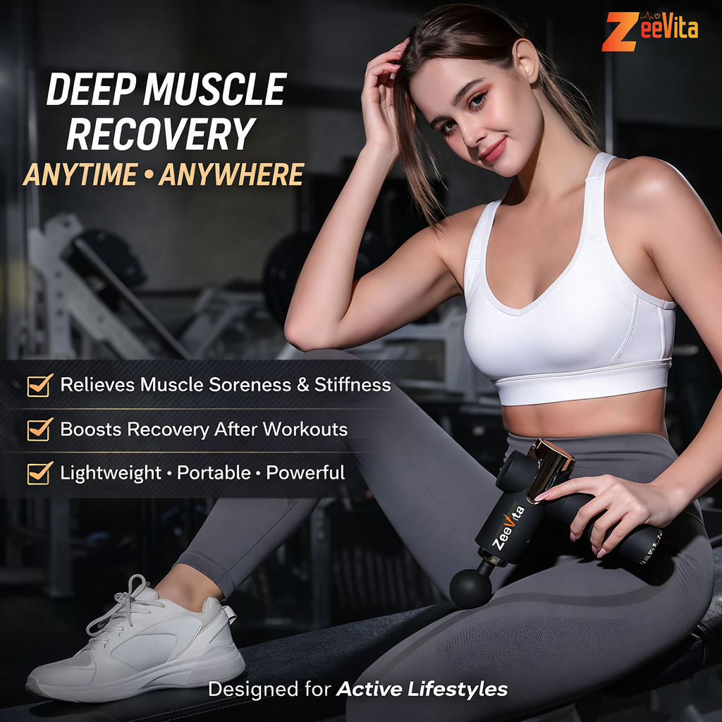 Powerful 99 Speed Massage Gun, Portable Deep Tissue Muscle Massager for Pain Relief Recovery, Percussion Massager for Muscle Tension Shoulder Back Body Neck Arm Legs Relaxation