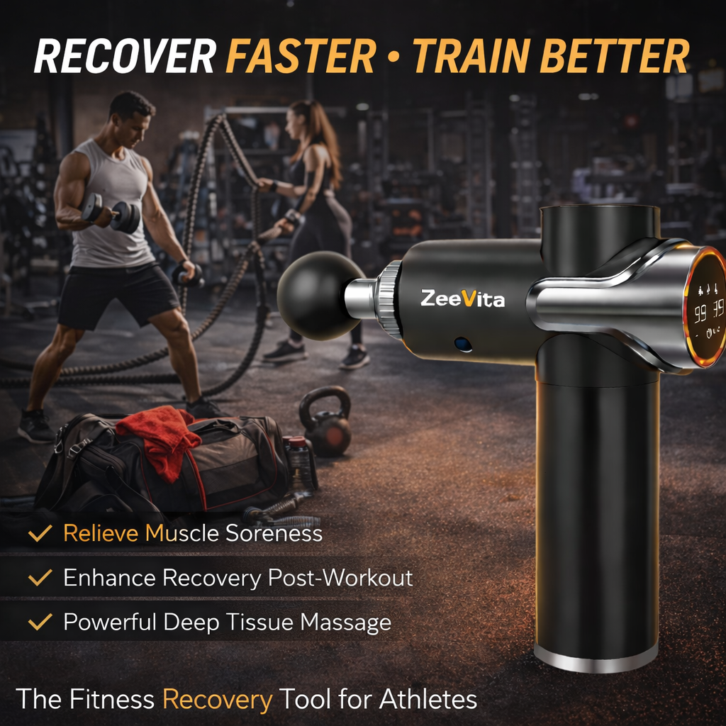 Powerful 99 Speed Massage Gun, Portable Deep Tissue Muscle Massager for Pain Relief Recovery, Percussion Massager for Muscle Tension Shoulder Back Body Neck Arm Legs Relaxation