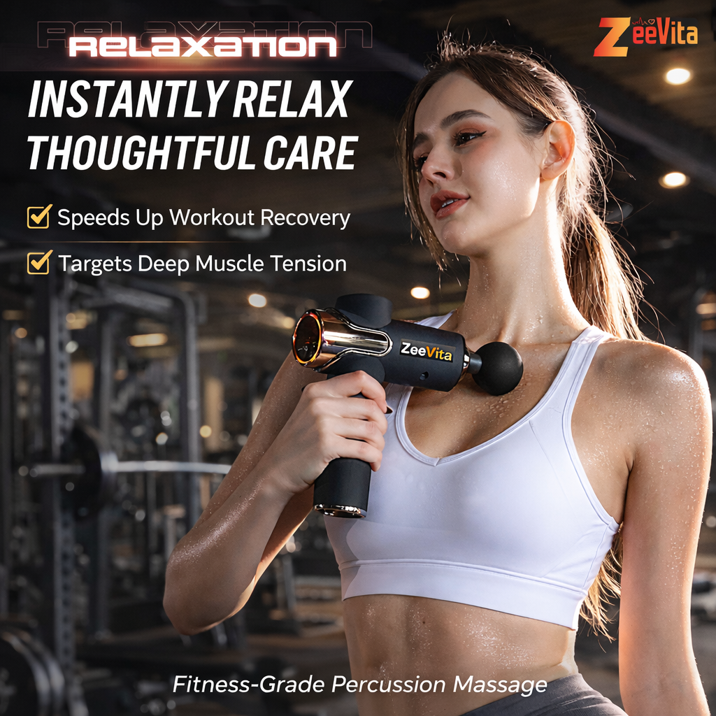 Powerful 99 Speed Massage Gun, Portable Deep Tissue Muscle Massager for Pain Relief Recovery, Percussion Massager for Muscle Tension Shoulder Back Body Neck Arm Legs Relaxation